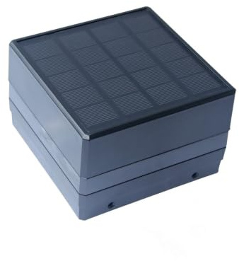 Home Deluxe Pfostenabdeckung mit Solar LED Beleuchtung CALLUX COVER - 6er Set | Pfostenkappe mit Solarbeleuchtung, Solar Pfostenbeleuchtung, LED Pfostenabdeckung