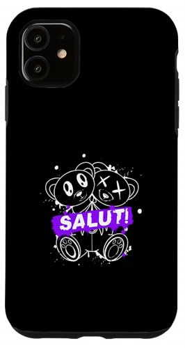 Viola Salut! Grafica viola Custodia per iPhone 11