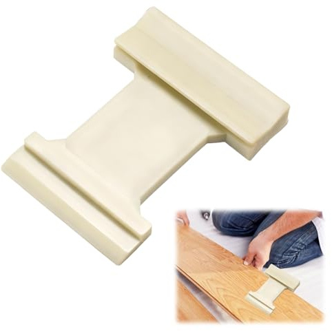 1 Pcs 4-in-1 Laminate Flooring Tools,Laminate Flooring Kit,Universal Composite Floor Gap Closer Fits L V U Barb Inclined Slots,Nylon Tapping Block for Wood and Vinyl Plank Installation