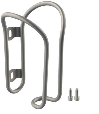 Yhenlovtt And Water Titan-Flasche, 33 g, leicht, für Straße, ultraleicht, Legierung, hohl, für Fahrrad, mit Flaschenschrauben, Halterung für Fahrrad, Käfig Moun (T02)