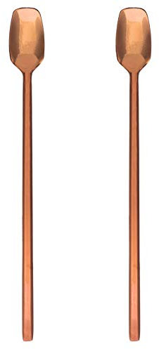Cutlery4U Latte Spoons - 2X Copper