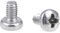 sourcing map M2.5x4mm Vis métaux cylindrique cruciforme Tête croix Vis fixation boulon 30Pcs