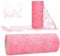 AmaCasa Tischläufer Sizoweb 20cm/25m Tischband Hochzeit Kommunion (Pink)