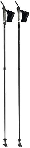 KOMPERDELL Spirit Vario Black Gehstock, Erwachsene, Unisex, Schwarz, Tele