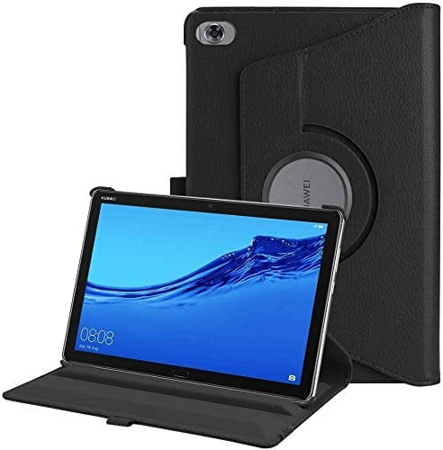 BNBUKLTD Compatible for Huawei MediaPad M5 lite Case Stand Cover 360 ° Rotating (10.1)