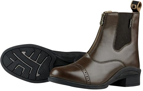 Dublin Altitude Zip Paddock Boots, Brown, Adults 8
