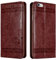 Cadorabo Hülle kompatibel mit Apple iPhone 6 Plus / 6S Plus Handyhülle aus Kunst Leder Flip Klappbare Magnetische [Standfunktion] [Kartenfächern] Case Hülle für iPhone 6 Plus / 6S Plus Tasche in Rot