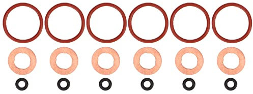 O-Ring-Kit für Kraftstoffeinspritzdüsen, Dichtungsringe für Kraftstoffeinspritzdüsen, Gummi-Metall-Ersatz für, Ersetzt 059130519