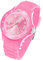 Taffstyle Armbanduhr Silikon Analog Quarz Uhr Farbige Sport Sportuhr Damen Herren Kinder Unisex 39mm Rosa
