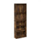 Furinno JAYA Simply Home Libreria con ripiano regolabile, 5 ripiani, Pino Ambrato