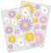 31er Set Aufkleber Gerbera Blumen Pastell I Ø 2-7 cm I UV-geschützt I Fahrrad-Aufkleber I selbstklebend I Kleeblatt I Sommer I Wetterfest I kfz686
