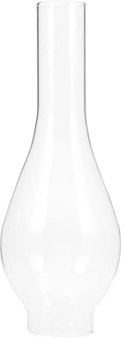 Sewroro Remplacement La Cheminée La Lampe En Verre Abat-Jour Kérosène Clair Cheminée Abat-Jour En Verre Bougie Tall Oil Et Lampe Kérosène Cheminée Lampes À Huile 0N11TP1054LE0Y Transparent 24.5x5cm