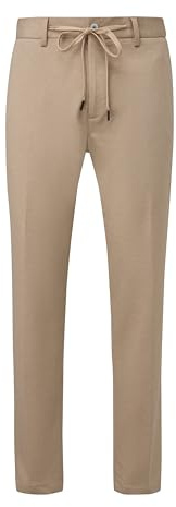 s.Oliver Herren Anzughose – Slim Fit, Stretch-Jersey, Gürtelschlaufen