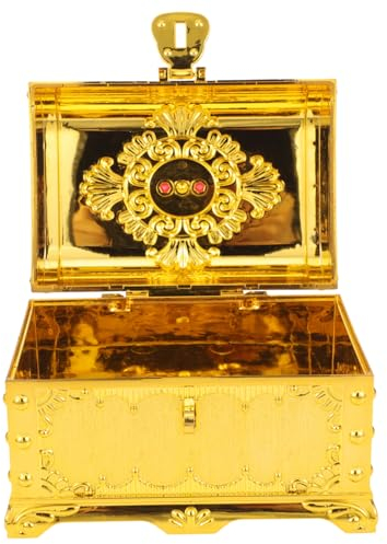 Toyvian Schatzsuche-spiel Piratentruhe Spielzeug Große Schatzkiste für Jungen und Mädchen Klassenzimmer- -requisite