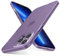 QLTYPRI Ultra Thin Case for iPhone 15 Pro Max with Full Coverage Camera Protection, Translucent Matte Slim Lightweight Soft Silicone TPU Bumper Shockproof Phone Case Cover for iPhone 15 Pro Max–Purple