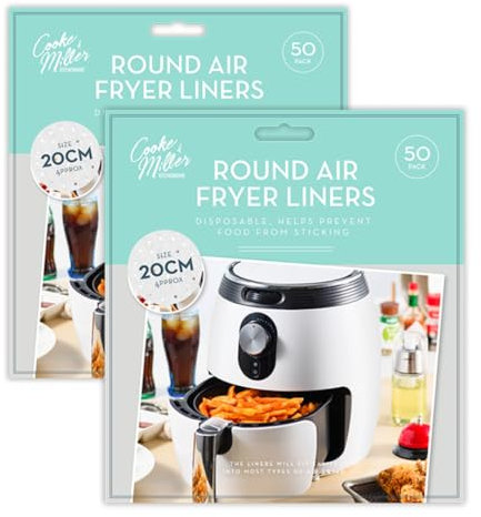 Disposable air Fryer Liner - Air Fryer Liner for air Fryer Accessories Suitable for Ninja airfryer - Round Paper air Fryer Liner - Non Stick air Fryer Liner