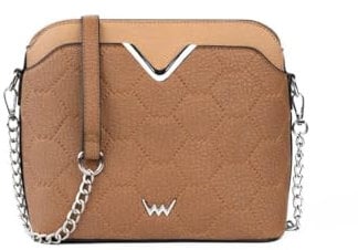 VUCH Umhängetasche mit Kette Fossy Brown für Frauen, Elegante Handtasche für Damen, Tasche für Mädchen
