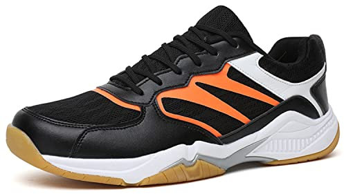 Ybberik Badmintonschuhe für Herren, leichte und atmungsaktive Badmintonschuhe