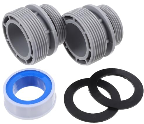 CAXUSD Pool Pumpe Adapter Schlauch Conversion Kit 40mm Sieb Kit Gewinde Inlet Boden Pools Einfach Installieren