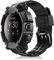 SUPCASE Cover con Cinturino per Google Pixel Watch 3 45mm, [Resistente ai Graffi] Robusta Custodia da Uomo con Cinturino Regolabile per Pixel Watch 3 45mm (Nero)