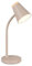 Reality Leuchten LED Tischleuchte Pongo R55831143, Kunststoff Warm beige, Holznachbildung, inkl. 4.5 Watt LED, Flexarm