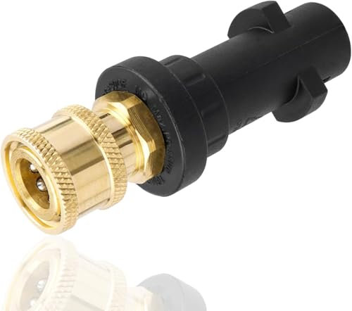 Bestgle Pressure Washer Gun Adapter with 1/4 Inch Quick Connection Socket Compatible with Karcher K Series K2, K3, K4, K5, K6, K7 Pressure Washer Foam Cannon