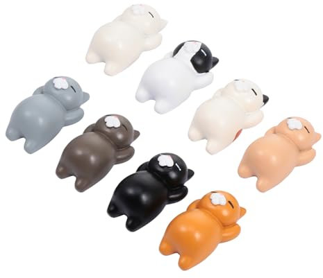 Imanes magnéticos for nevera, 8 unidades, diseño de gato, for el hogar, calendario 3D, for funda de teléfono, resina de dibujos animados