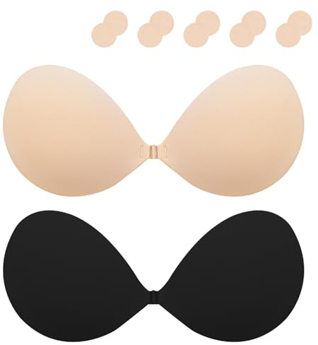 Soutien-gorge adhésif Push up Sans bretelles Soutien-gorge invisible sans bretelles Soutien-gorge collant Sticky Bra à coller Soutien-gorge dos nu adhésif Soutien-gorge adhésif sans bretelles