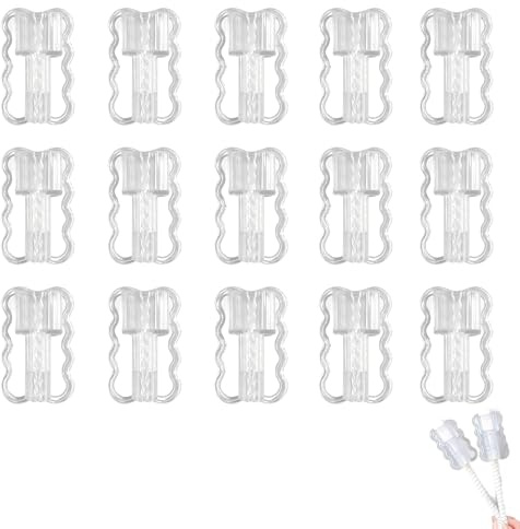 XIYING 15 Pcs Cable Protector, Plastic Charger Protector, Re-usable Wire Charger Cable Protectors for Home, Office & Travel
