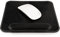 LONDO Genuine Leather Mousepad with Wrist Rest (Black)