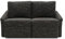 DOMO. collection Sofa Relax, 2-Sitzer Dauerschläfer, Boxspring Couch mit Schlaffunktion, Schlafsessel, Gästebett, Schlafsofa 168 x 96 x 86 cm (BxTxH), schwarz