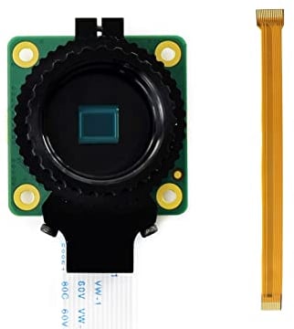 Waveshare Raspberry Pi Camera 12.3MP IMX477 Sensor Supports C- and CS-Mount Lenses