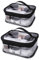 Transparent Kosmetiktasche Wasserdicht Kosmetikkoffer Reise Makeup Tasche Kulturbeutel Durchsichtiger Waschbeutel mit ReißVerschluss Für Männer Frauen, 2 Stück