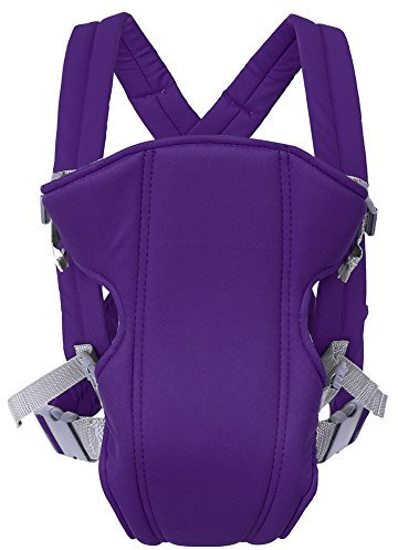 GOTOTOP Porte-bébé, Avant réglable et Sac à Dos Porte-bébé Ensemble de Porte-bébé Multifonction léger et Unisexe pour bébé Nouveau-né Toddle 0-36 Mois(Violet)