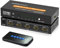 NOWBOTUCH 4K@60Hz 5x1 HDMI 2.0-Schalter HDMI-Wahlschalter 5-Port HDR IR-Fernbedienung 4Kx2K HDMI-Wahlbox 5-in-1-Ausgang UHD 4K HDMI-Umschalter Unterstützung HDR 18Gps HDCP 2.2 Ultra HD 3D 2160P 1080P