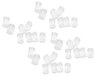 Heall 144 Stück Silikon-Ohrhaken Klar Ohrring Sicherheit weiche Ohrrückenpolster Ersatzohr Zurück Stopper Schmuck Dekoration Backs