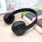 Bluetooth Over-Ear Headset, Bluetooth V5.0 Wireless Headphones, Foldable Stereo Noise Cancelling Headset for Cell Phones, TV, PC and Traveling (yellow)