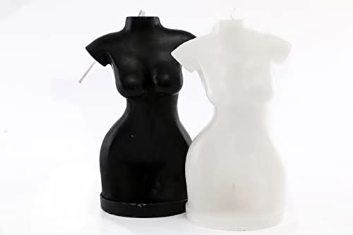 Nude Torso Silhouette Weibliche Kerze One Picked at Random