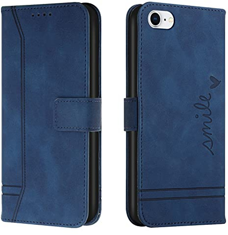 Lihondar Funda para iPhone 6S / iPhone 6, PU Cuero Billetera Tapa Flip Protectora Carcasa Libro Case Magnético y Ranura para Tarjetas Piel Cartera para iPhone 6S / iPhone 6 (4,7 Pulgadas) (Azul)