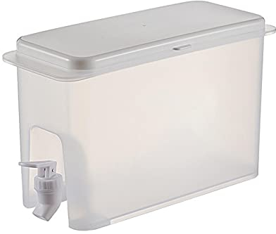 3,5 l Getränkespender Brunnen, tropffreier Wasserhahn im Wasserspender mit Wasserhahn, Wasserhahn BPA-frei, Kühlschrank, Eimer für Saft, Brunnen, Wasser, Cockta , Saft, Alkohol, mit Deckel