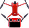 PALUMMA DJI Mini 3 Pro Aufkleber Aufkleber Aufkleber Skin Set, PVC Drohne Folie Wasserdichte Aufkleber für DJI Mini 3 Pro Drohne und Fernbedienung Anti-Scratch Skin Protection (Rot)