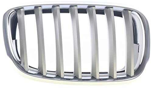 Kühlergitter Kühlergrill Titan Set u. Links/Rechts Kompatibel mit BMW X5 E70 06-10 von Autoteile Gocht