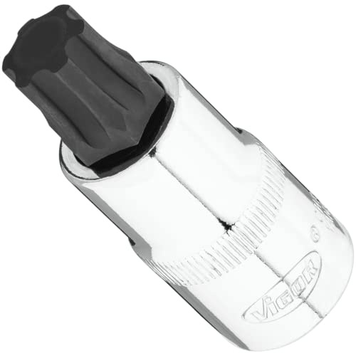 VIGOR Schraubendrehereinsatz, V7055-IP60, 1/2″, IP Profil, SW 60IP | Antrieb 1/2 Zoll (12,5 mm) Vierkant hohl, Abtrieb Innen TORX PLUS Profil, 89 g, SW 60IP , 1/2″ , IP Profil