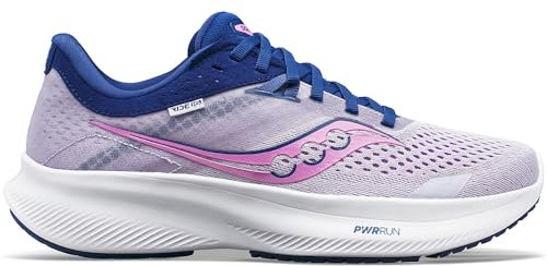 Saucony Damen Ride 16 Sneaker, Mauve/Indigo, 42 EU