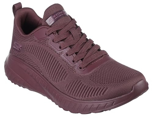 Skechers Bobs Squad Chaos Face Off Damen Sportschuhe, Lila, 35 EU