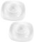 Veemoon 2Pcs Ceramic Egg Cup Breakfast Egg Holder for Daily Use Egg Stand for Design Easy to Clean for Breakfast Brunch
