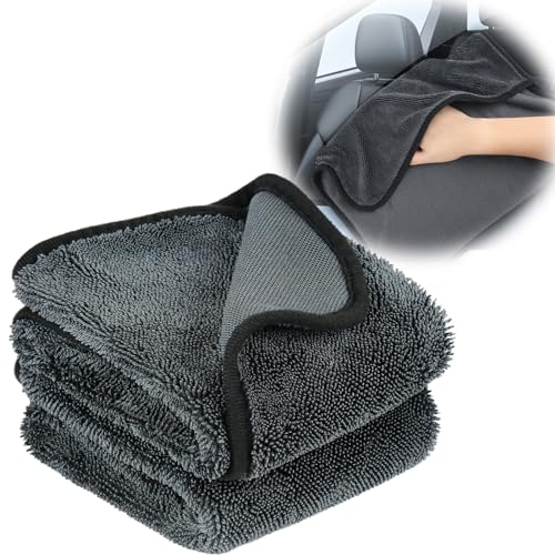 Liamostee Shiny Duschhandtuch, Fast Trocknetuch für Die Dusche, 2PC Duschhandtuch Tuch zum Wasser Abziehen in Dusche & Bad (40X40cm)