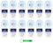 12 X Felce Azzurra – Deodorante Roll On Classico con Formula IdraTalc, efficacia 48 ore, senza macchie, senza alcool, deodorante da 50 ml + portachiavi Beni Culinari