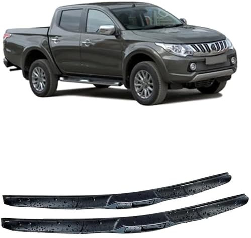 Scheibenwischer Vorne Passend für Mitsubishi L200 KA KB 2005-2014, 21+19, Individualität Wasserdicht Auto Scheibenwischer Auto Ersetzen Zubehör