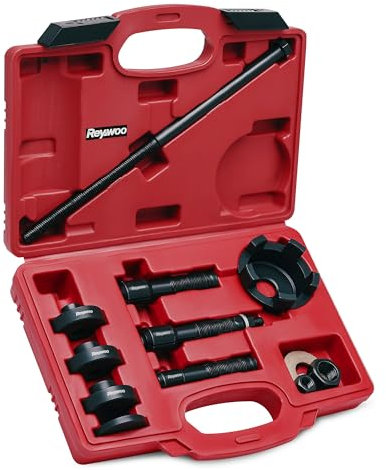 Reywoo Set di 18 attrezzi per cuscinetti ruota Harley, estrattore per cuscinetti ruota Harley per cuscinetti da 3/4 1 25 mm, kit di attrezzi per estrattore cuscinetti ruota moto compatibile con la